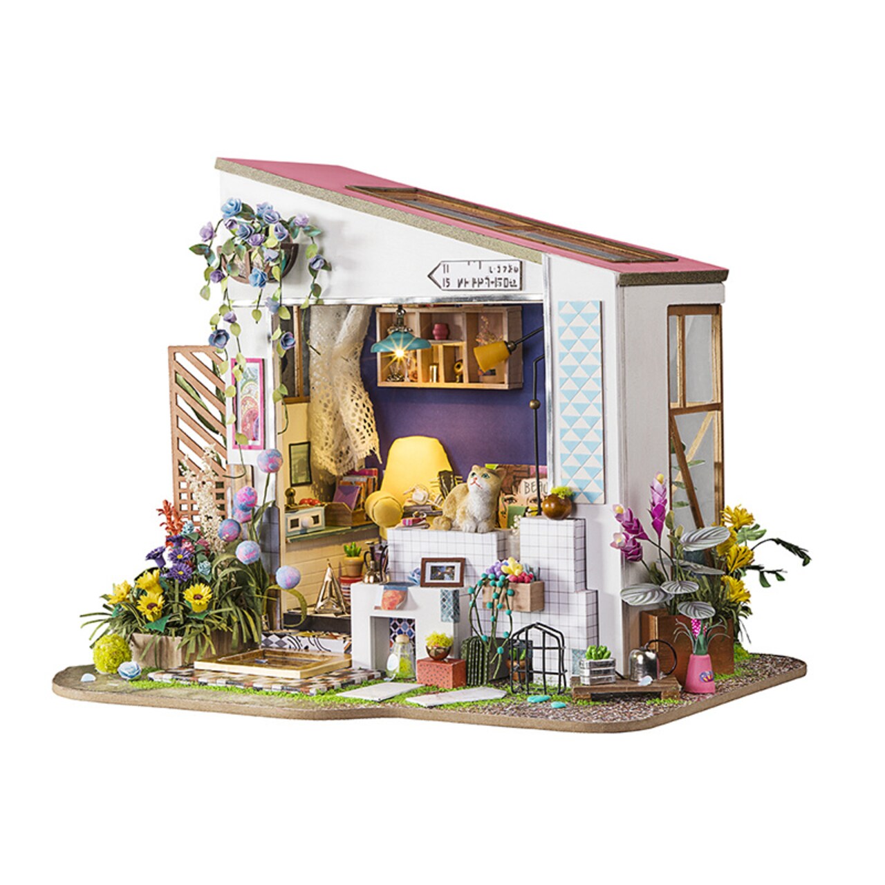 Robotime dollhouse top